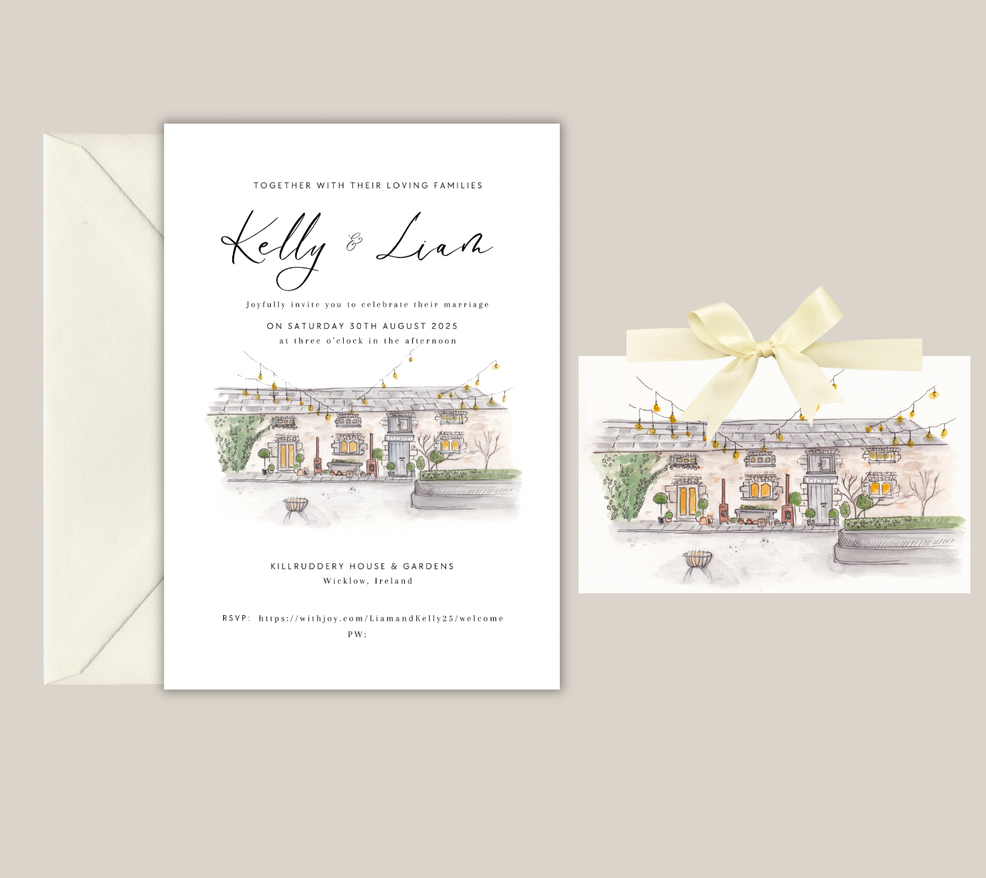 Custom Building Invitation