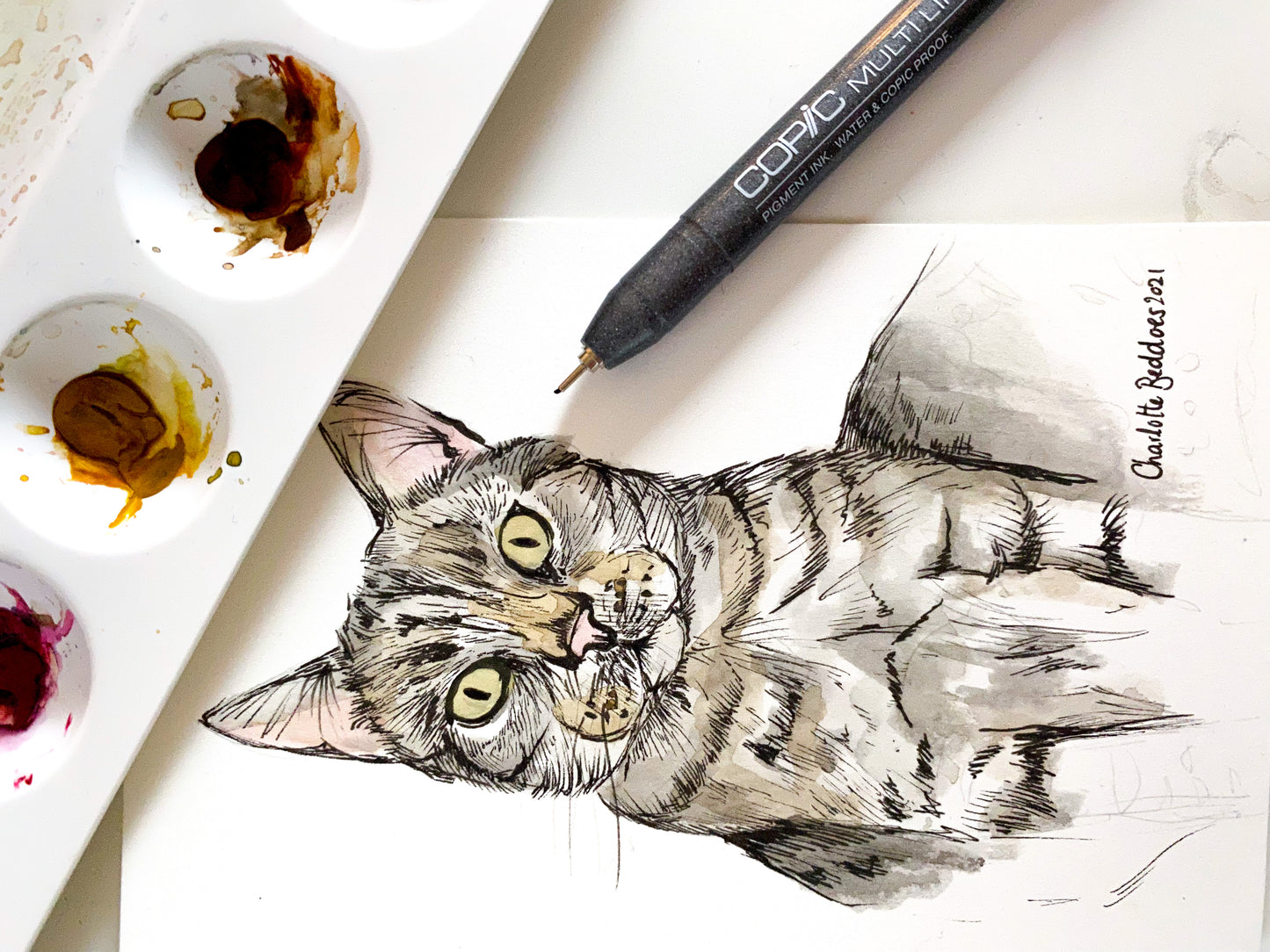 Watercolour Pet Pawtrait